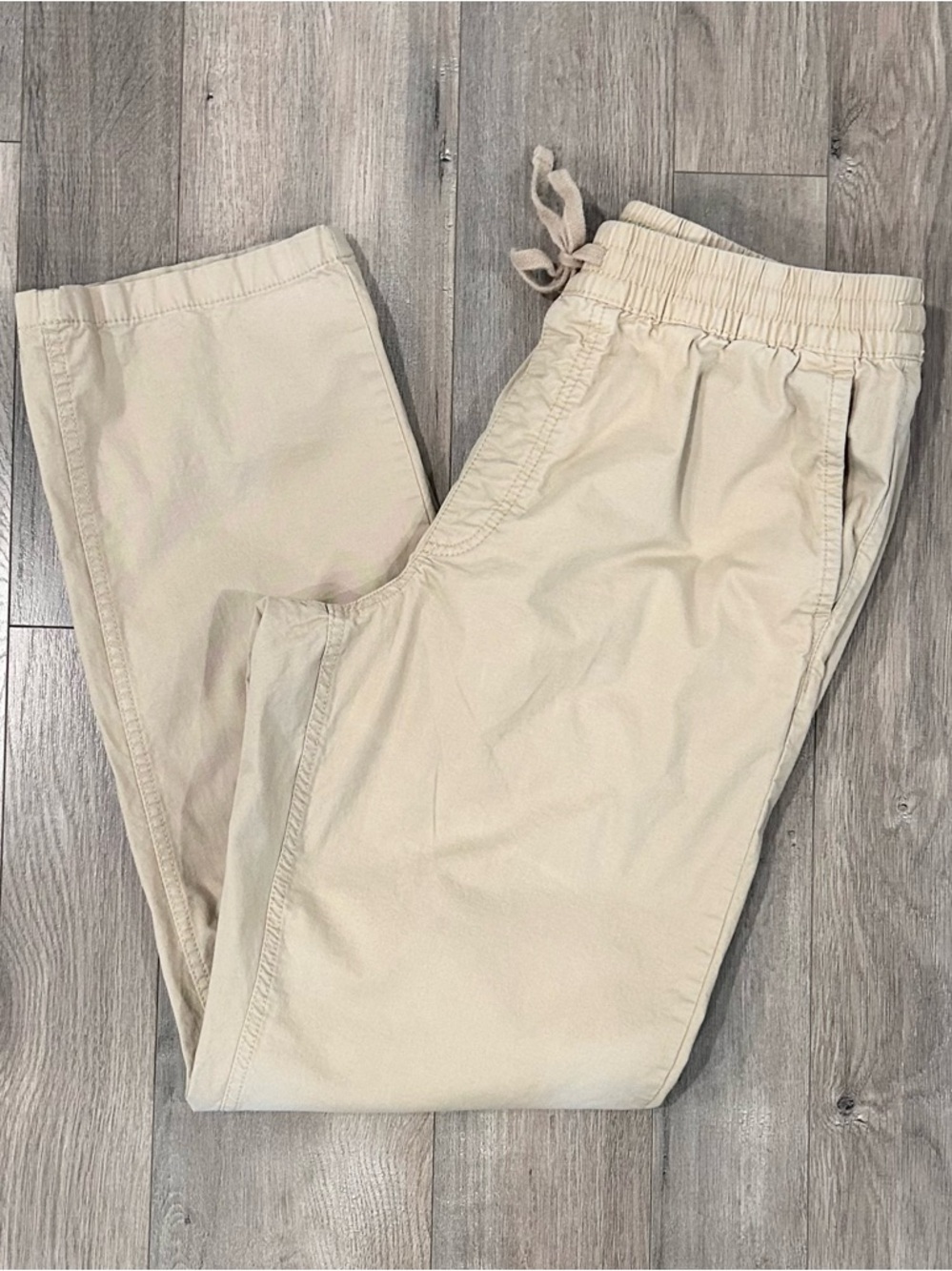 Vans Men's Beige Drawstring Jogger Pants